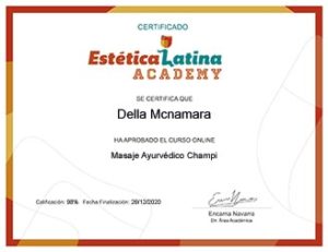 Certificado del curso